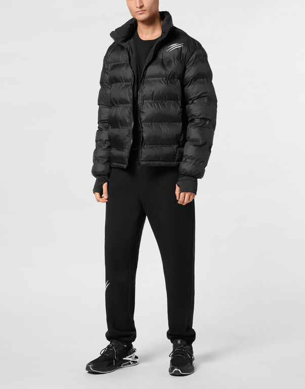 Plein Sport Lightweight Zipped Jacket LS Scratch Black