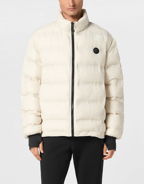 Plein Sport Lightweight Zipped Jacket LS Scratch Grey