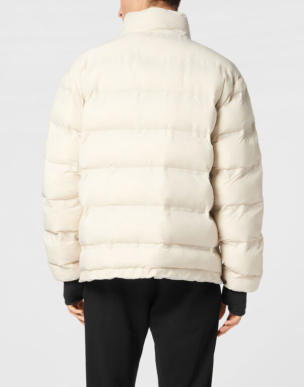 Plein Sport Lightweight Zipped Jacket LS Scratch Grey