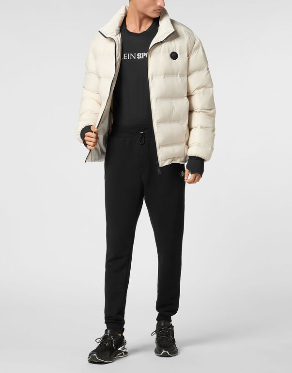 Plein Sport Lightweight Zipped Jacket LS Scratch Grey