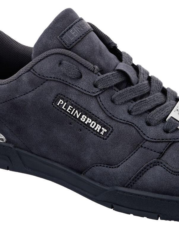 Plein Sport Nabuk Eco Leather Lo-Top Sneakers Middle Blue