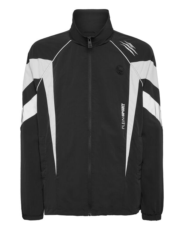 plein sport Nylon Jogging Bomber Jacket LS Scratch black