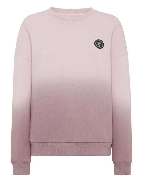 plein sport Oversize Hoodie Sweatshirt Degrade Purple