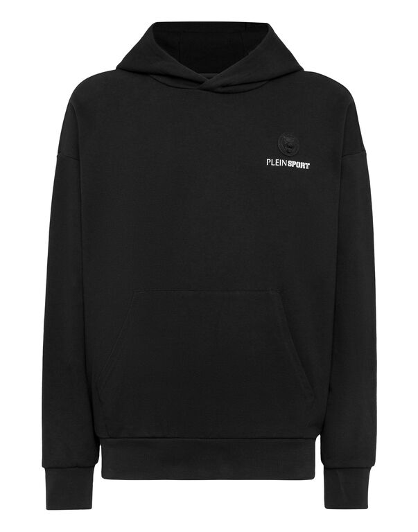 plein sport Oversize Hoodie Sweatshirt LS Scratch black