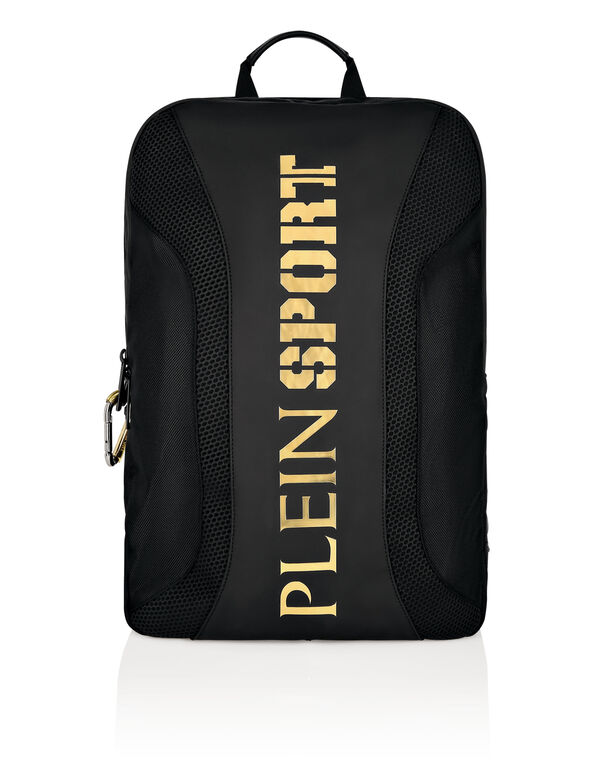 plein sport Backpack Sports Logo black / gold