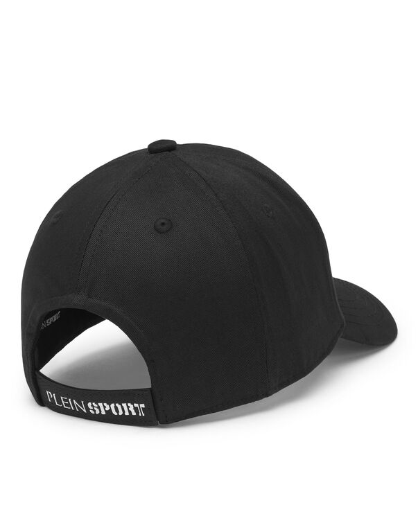 Plein Sport Baseball Cap Carbon Tiger Black/silver