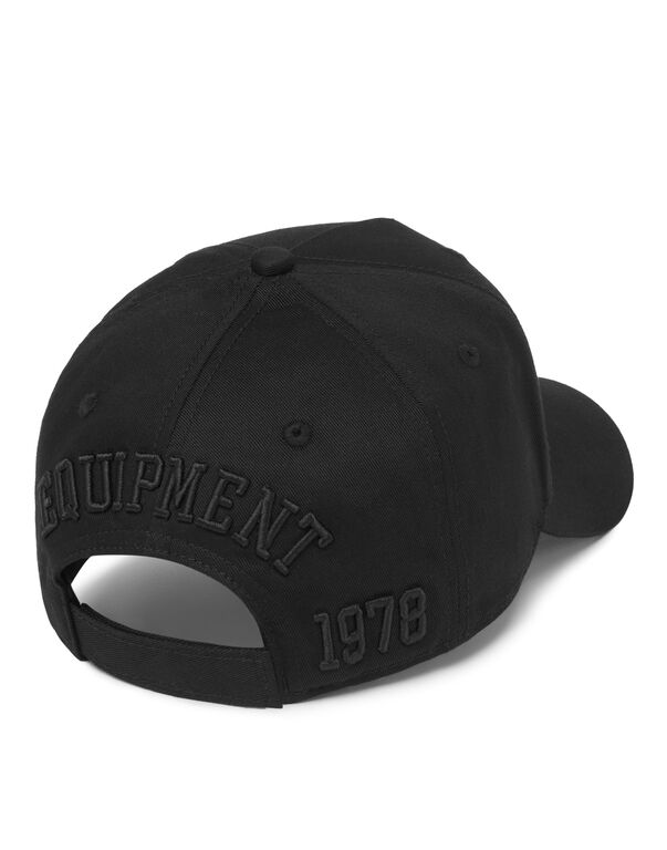 Plein Sport Baseball Cap Scratch Black / Black