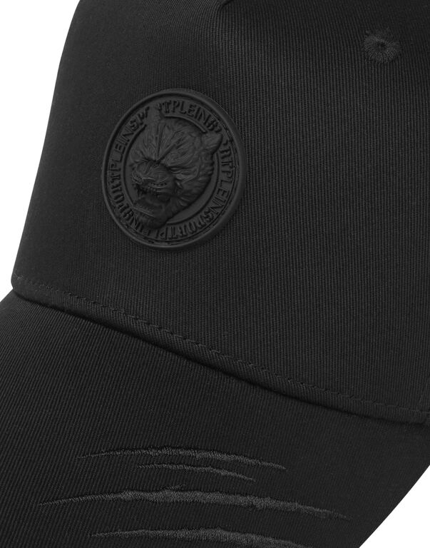 Plein Sport Baseball Cap Scratch Black / Black