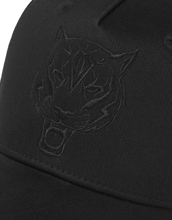 Plein Sport Baseball Cap Tiger Black / Black