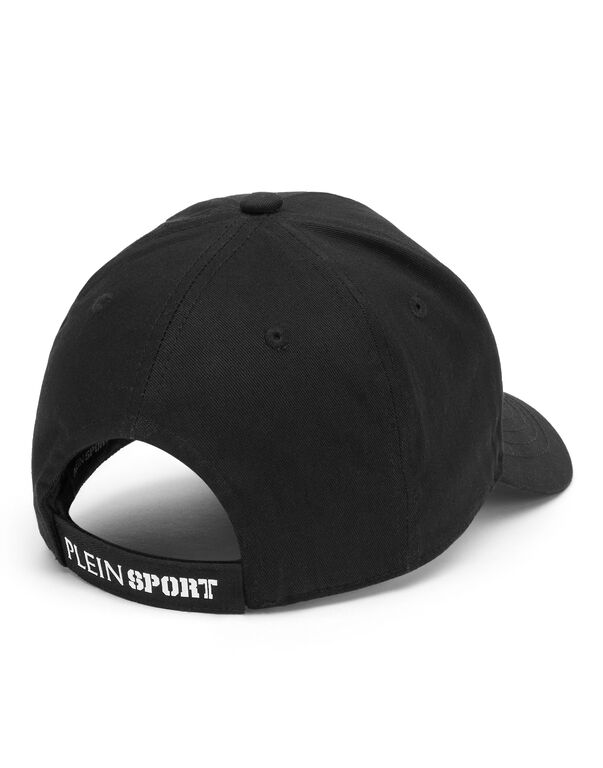 Plein Sport Baseball Cap Tiger Black / White