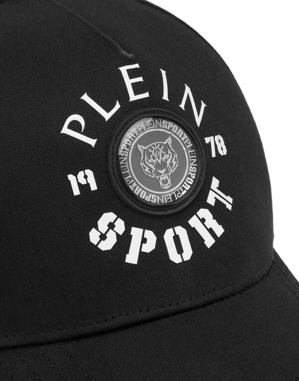 Plein Sport Baseball Cap Tiger Black / White
