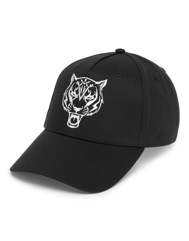 plein sport Baseball Cap Tiger black / white