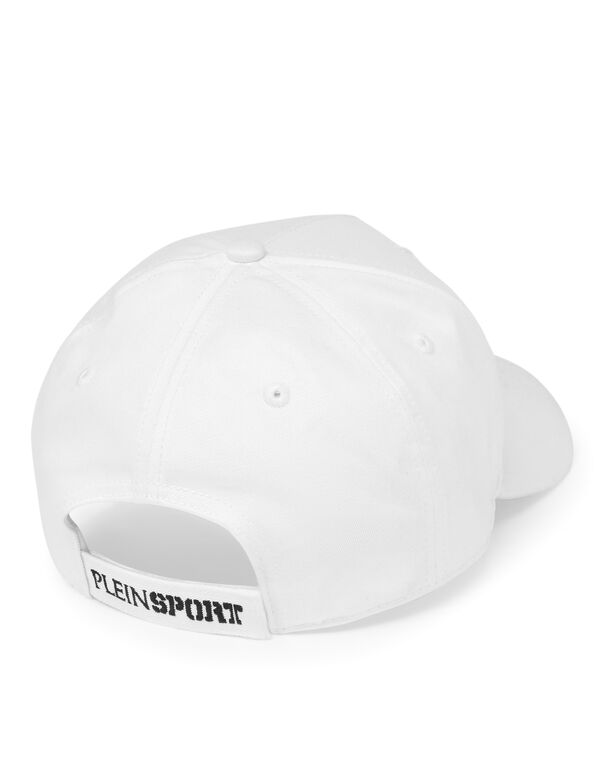 Plein Sport Baseball Cap Tiger White