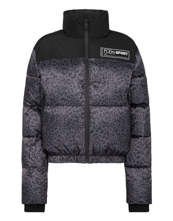 plein sport Basic Bomber Leopard black