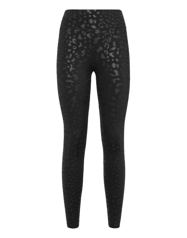plein sport Black Leopard Push Up Leggings black