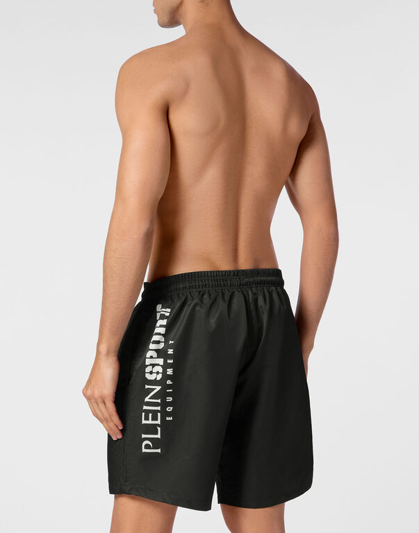 Plein Sport Boxer Shorts Black / White