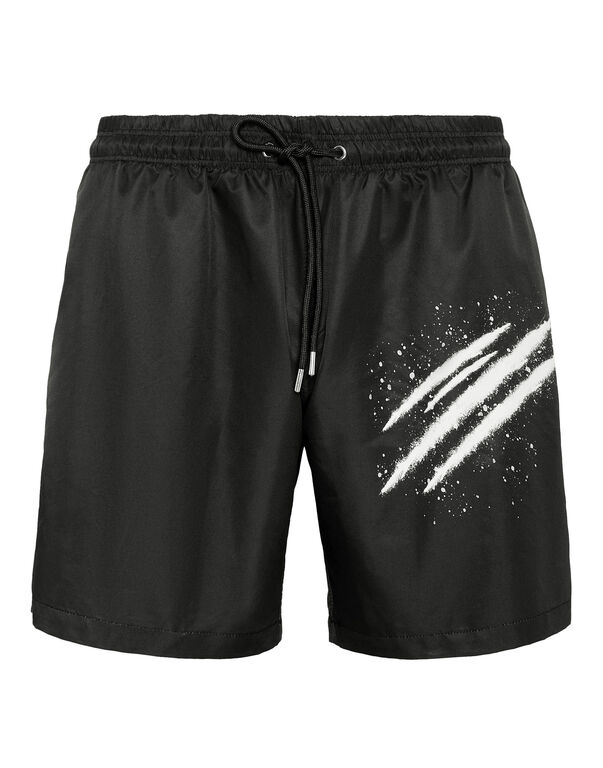 plein sport Boxer Shorts black / white