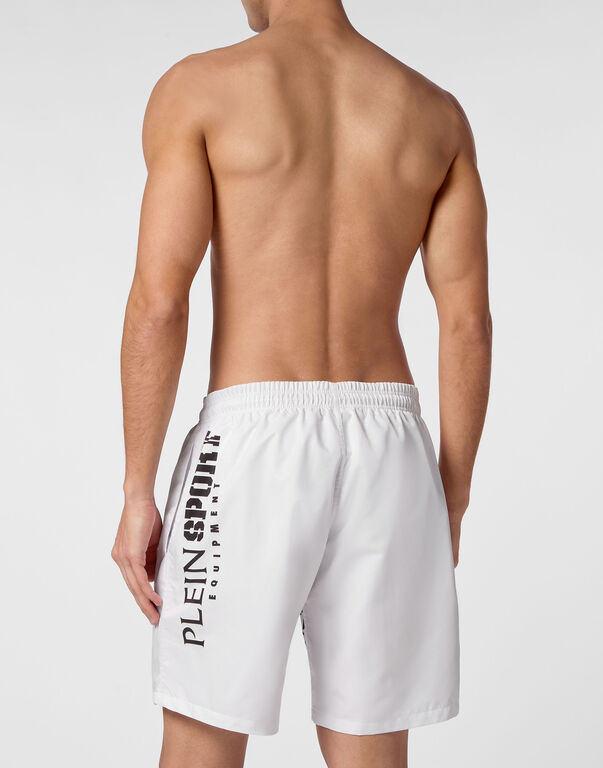 Plein Sport Boxer Shorts White / Black