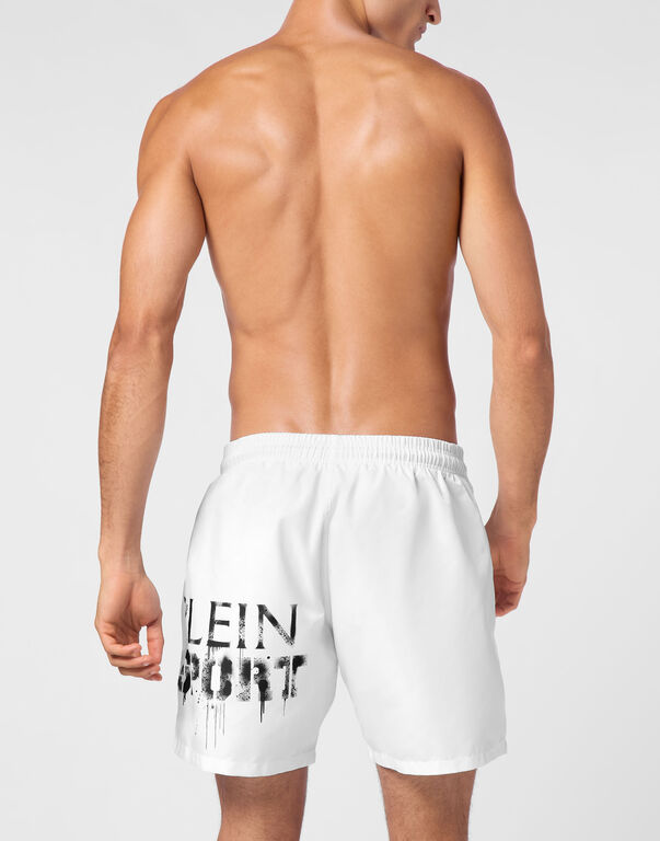 Plein Sport Boxer Shorts White / Black