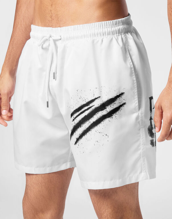 Plein Sport Boxer Shorts White / Black