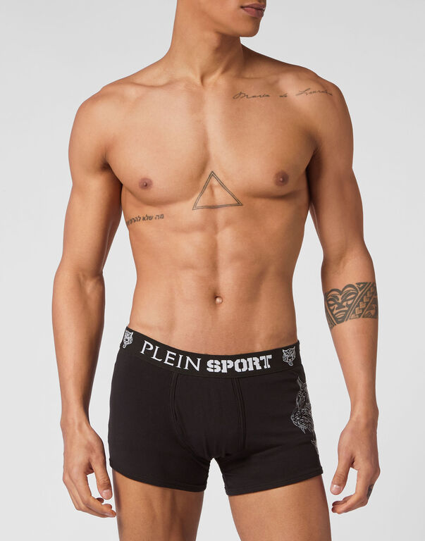 Plein Sport Boxer Tiger Black