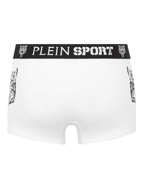 Plein Sport Boxer Tiger White