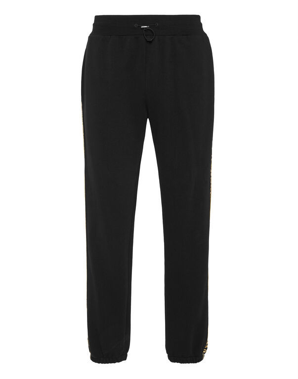 plein sport Cargo Pants Laminated black/light gold