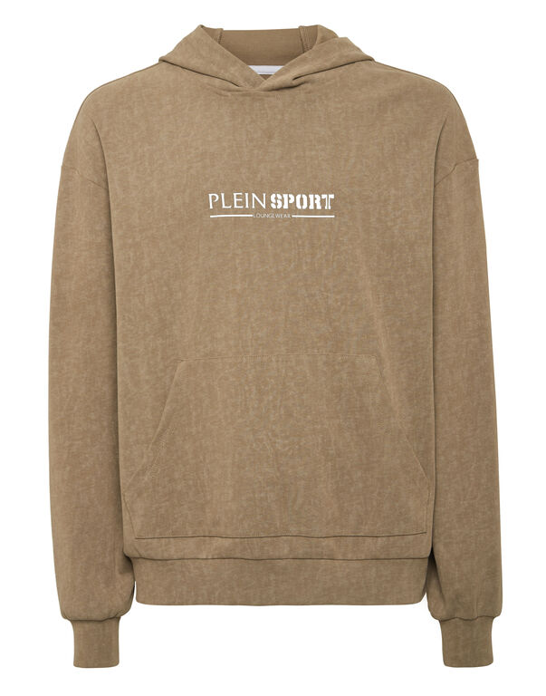 plein sport Cold Dye Hoodie Sweatshirt LS Military