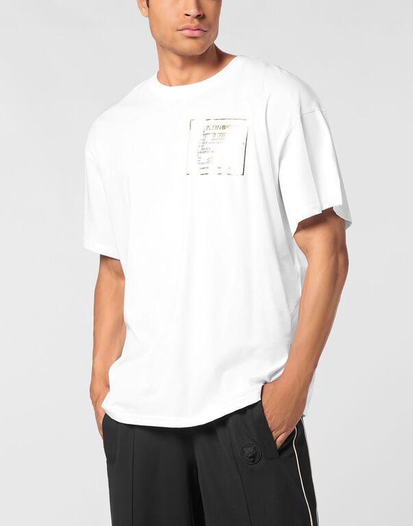 Plein Sport Cotton Round Neck T-Shirt White