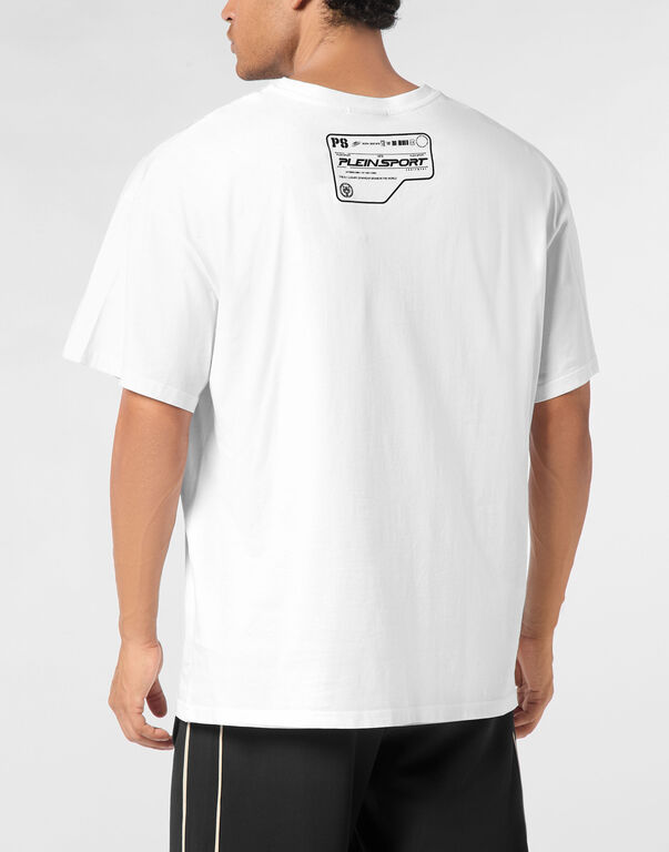Plein Sport Cotton Round Neck T-Shirt White