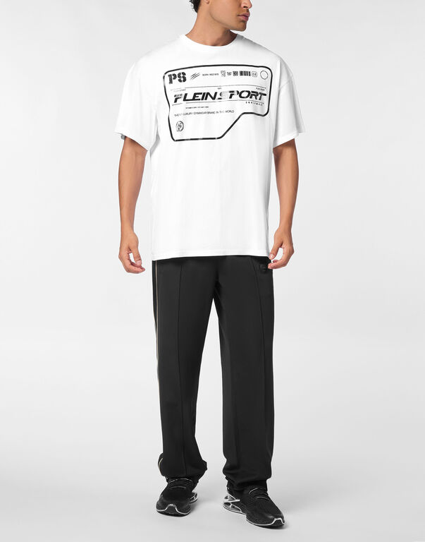 Plein Sport Cotton Round Neck T-Shirt White