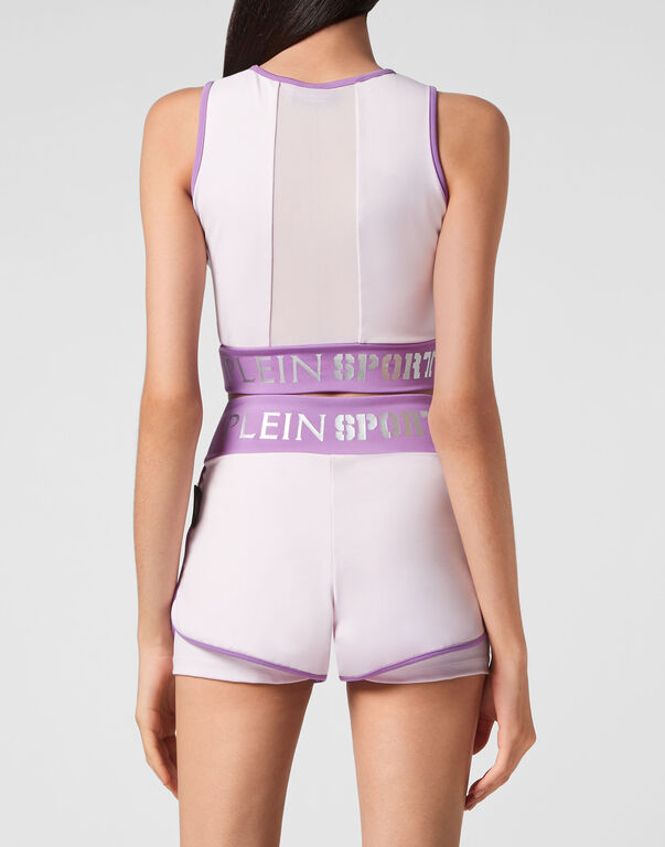Plein Sport Crop Top Lilac