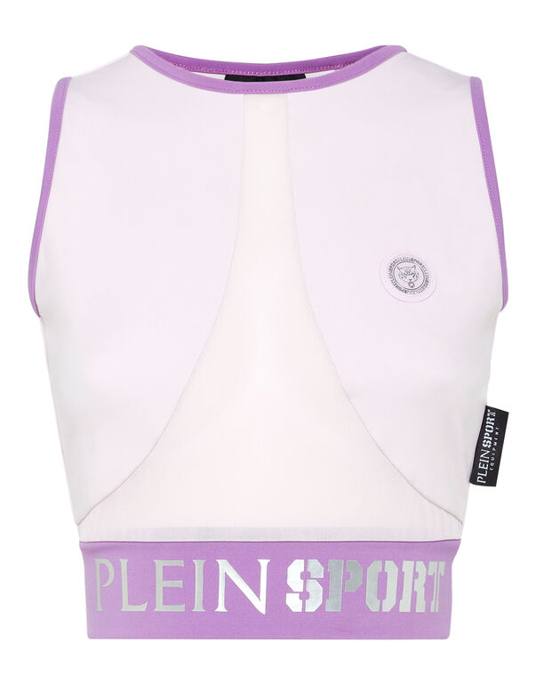 plein sport Crop Top lilac