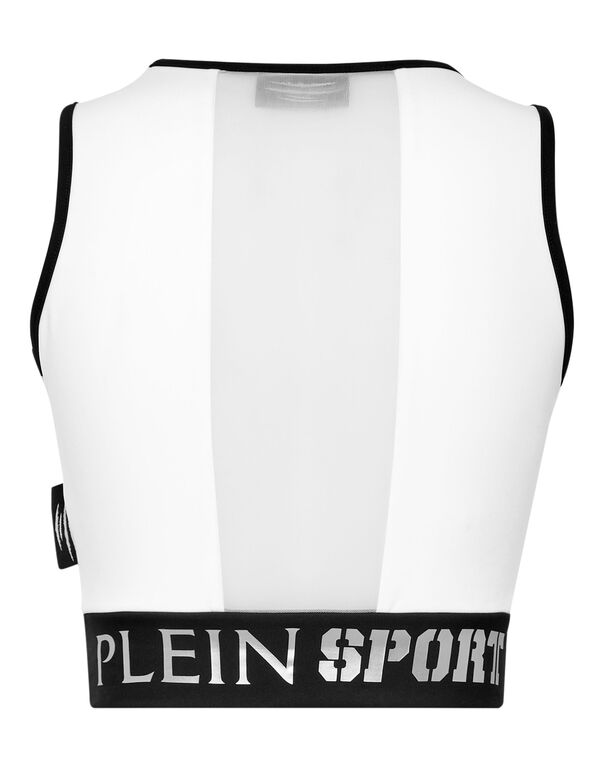Plein Sport Crop Top White