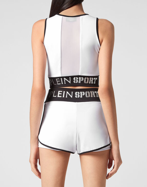 Plein Sport Crop Top White