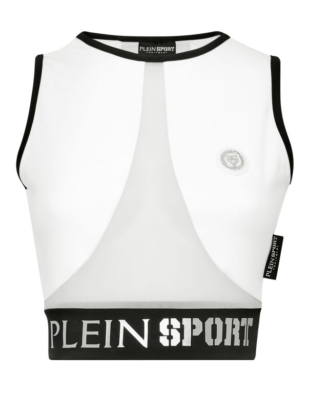 plein sport Crop Top white