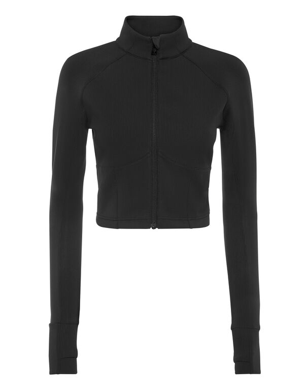 plein sport Cropped Jogging Full Zip black