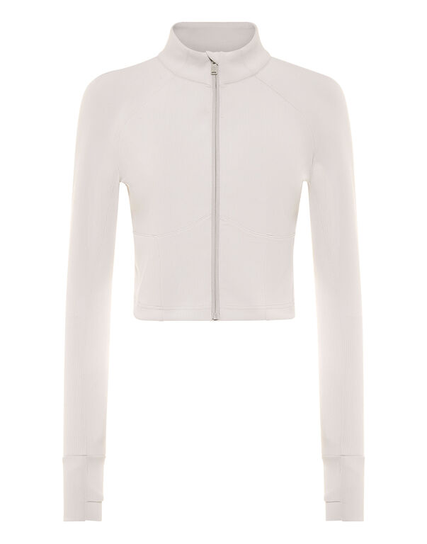 plein sport Cropped Jogging Full Zip grey