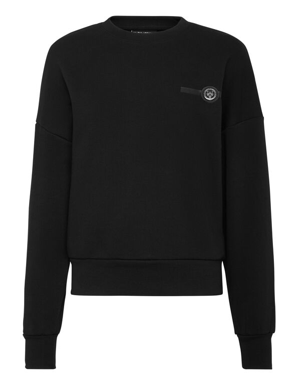 plein sport Cropped Roundneck Basic black