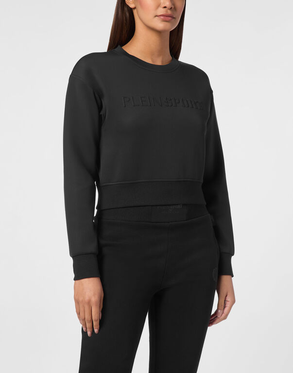 Plein Sport Cropped Sweatshirt LS Black