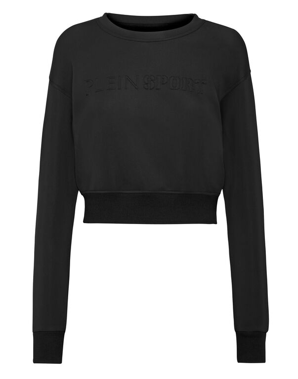 plein sport Cropped Sweatshirt LS black