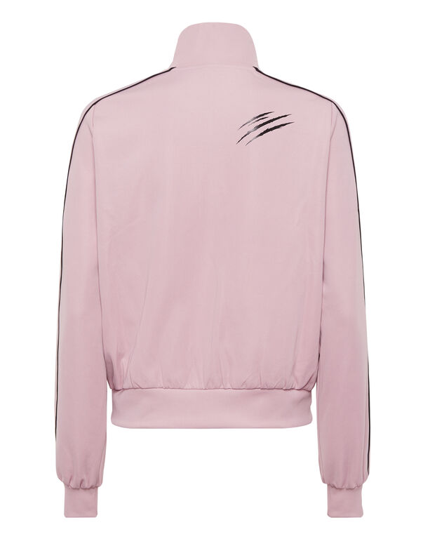 Plein Sport Cropped Tracksuit Jacket Rose / Pink