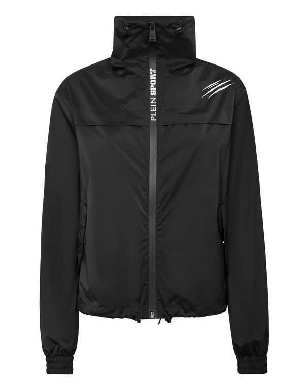plein sport Cropped Windbreaker LS Scratch black