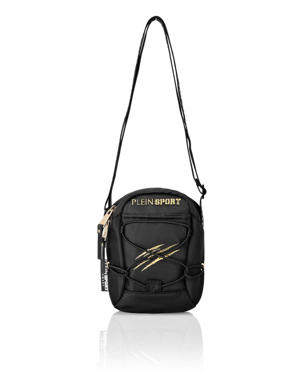 plein sport Crossbody Bag black/light gold