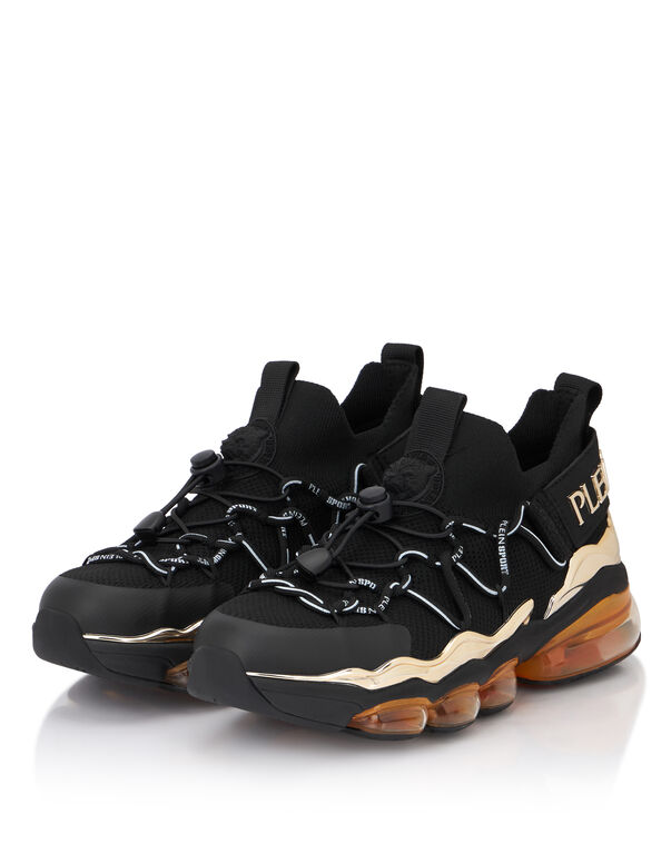 Plein Sport CYBER THUNDER Black/orange Fluo