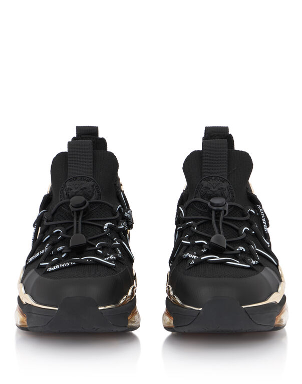 plein sport CYBER THUNDER black/orange fluo