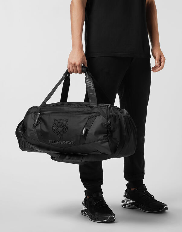 Plein Sport Duffle Tiger Bag PS Black