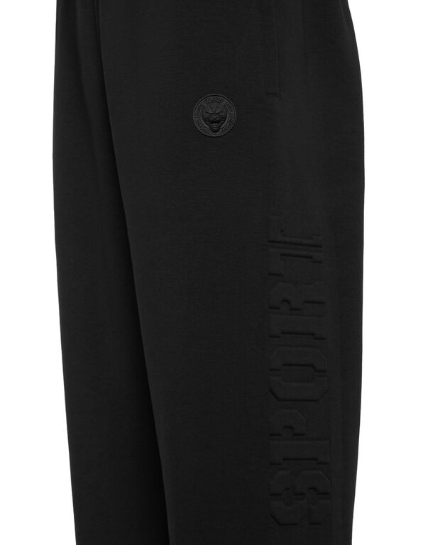 Plein Sport Embossed Jogging Pants Black