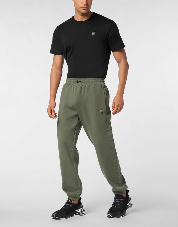 Plein Sport Embossed Jogging Pants Military
