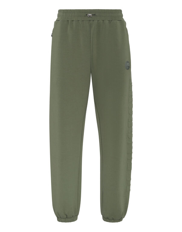plein sport Embossed Jogging Pants Military